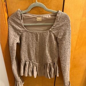 Women's Smocked Peplum FP